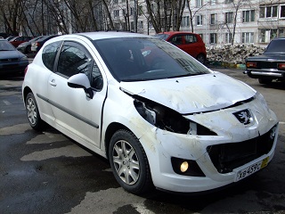 Продать битое авто Пежо 207 на Автобитьё.ру